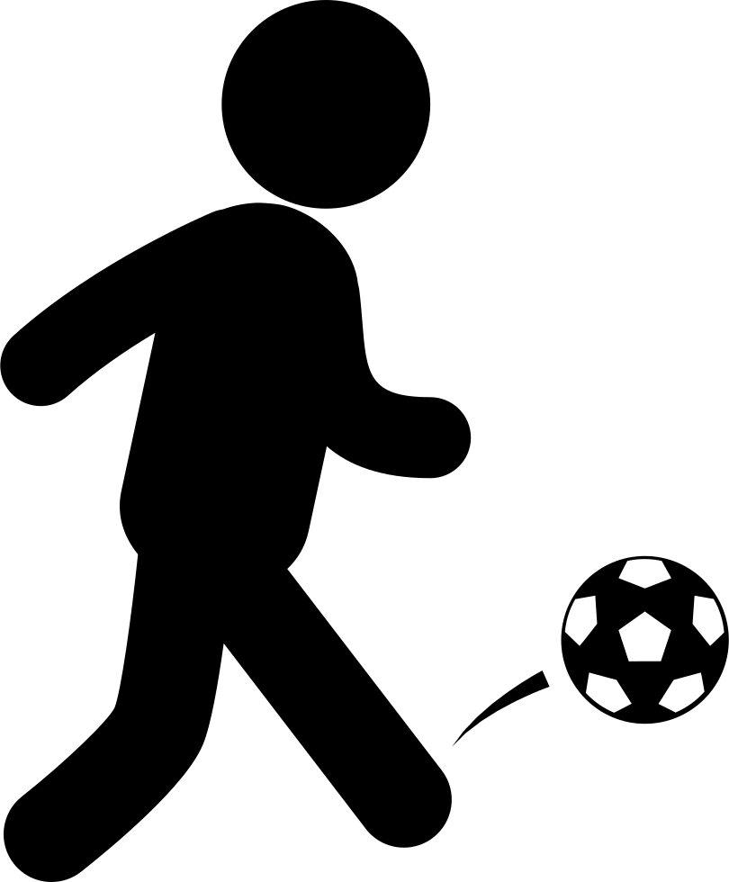 Soccer Player With Ball Comments - Playing Soccer Icon Png (810x980)