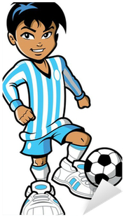 Soccer Player Cartoon (400x400)
