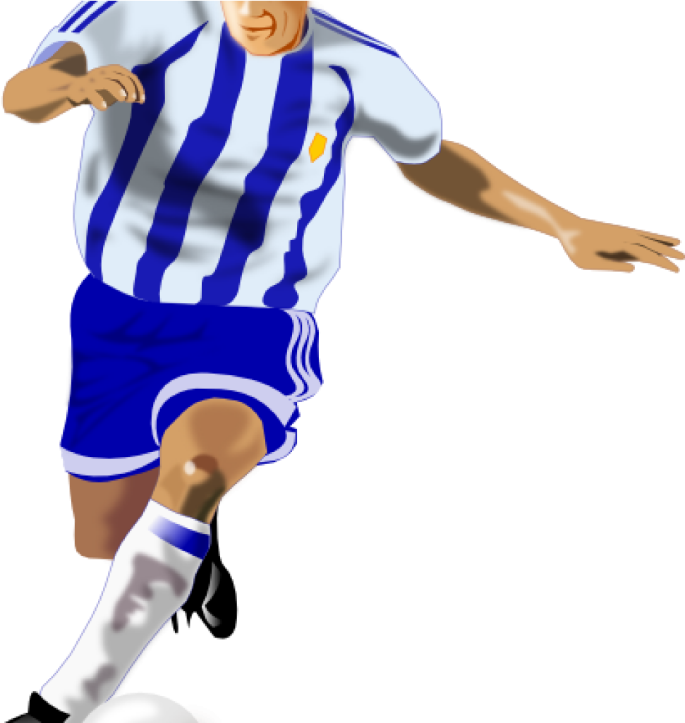 Football Player Clipart Football Player Clip Art At - Foot Ball Player .png (1024x1024)