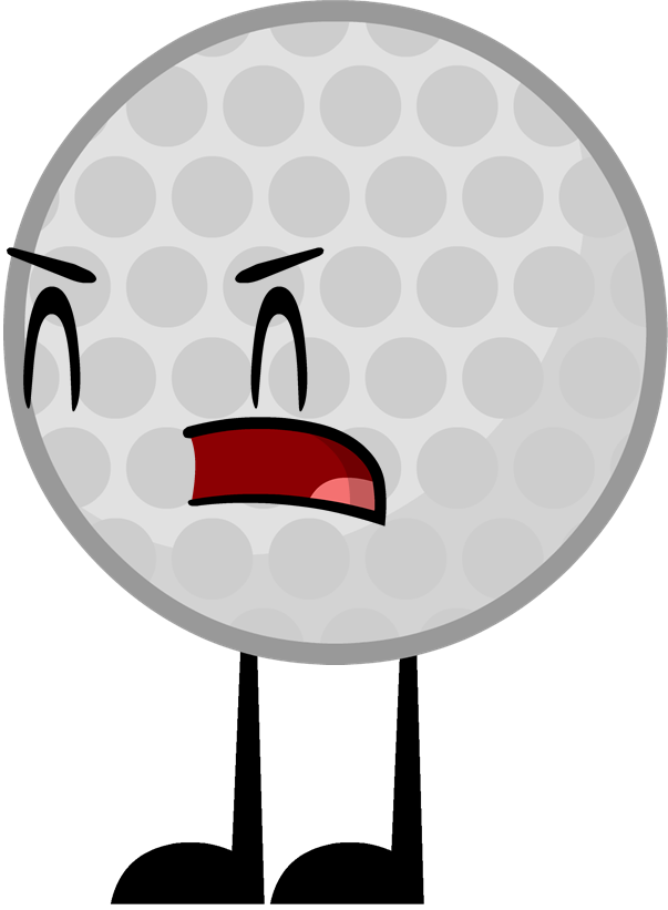 Golf Ball - Bfdi Golf Ball Pose (603x821)