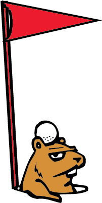 Funny Gopher Golf Clipart - Golf (273x473)