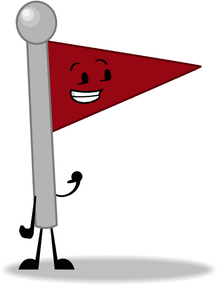 Golf Tee Flag By Flareontheflareon On Clipart Library - Cartoon (716x966)