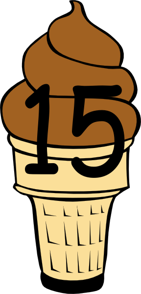 Candy 15 Clip Art - Ice Cream Cone Clip Art (288x600)
