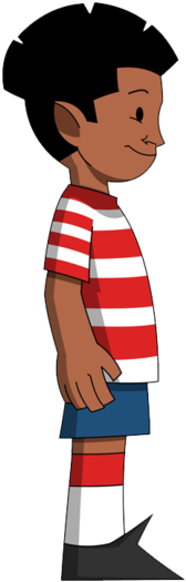 Soccer Kid Animated Psd File By Goldgat - Cartoon (989x807)