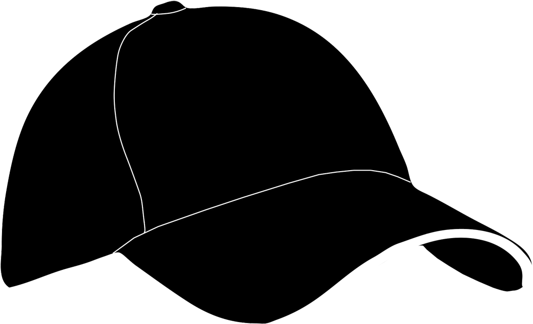 Baseball Hat Clipart - Baseball Cap Silhouette (1181x1012)