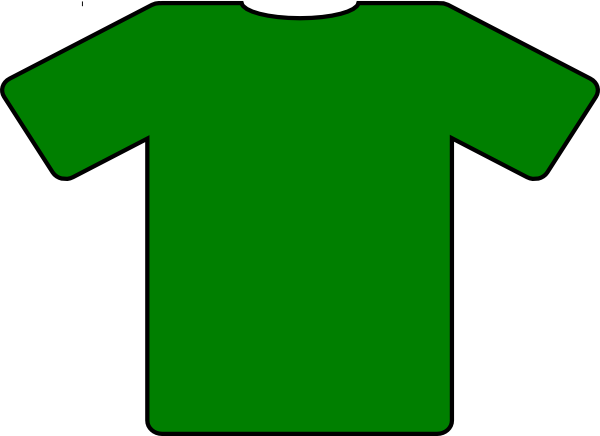 Clipart T Shirt Green (600x436)