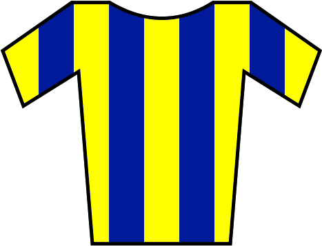 Soccer Jersey Yellow-blue - Jersey (500x400)