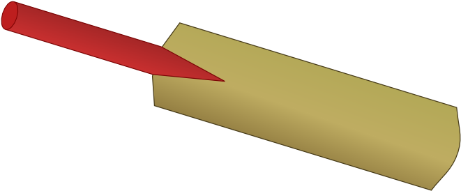 Cricket Bat And Ball Clip Art - Tool (1052x744)