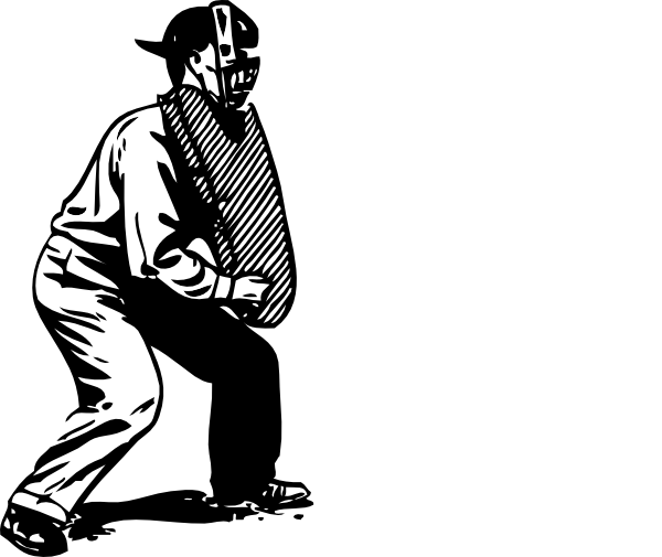 Umpire - Baseball Umpire Clip Art Umpire (600x505)