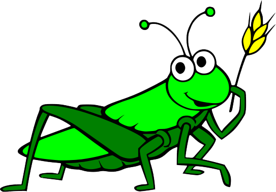 Grasshopper Clipart Transparent - Grasshopper Clipart Transparent Background (543x378)