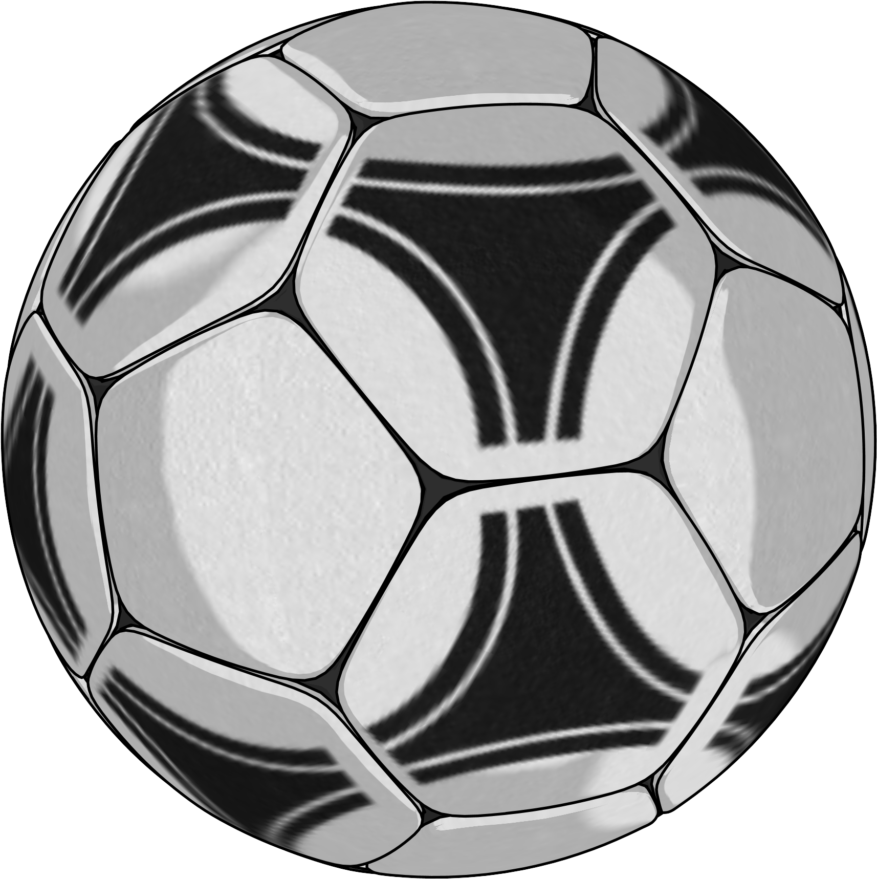 Cartoon Soccer Ball Png (2000x2000)