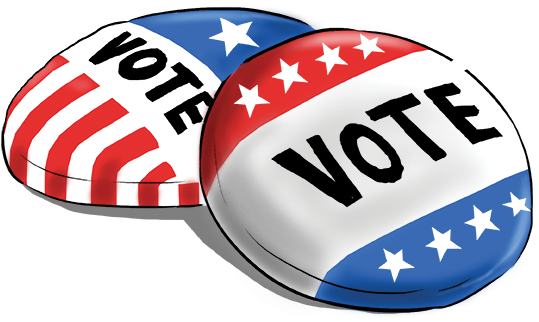 C - Election Day Clipart Png (576x432)