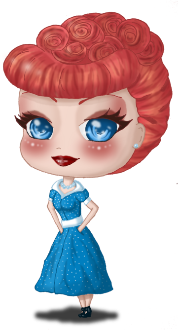 Lucille Ball By Kohanaastra On Deviantart - Manga (400x733)