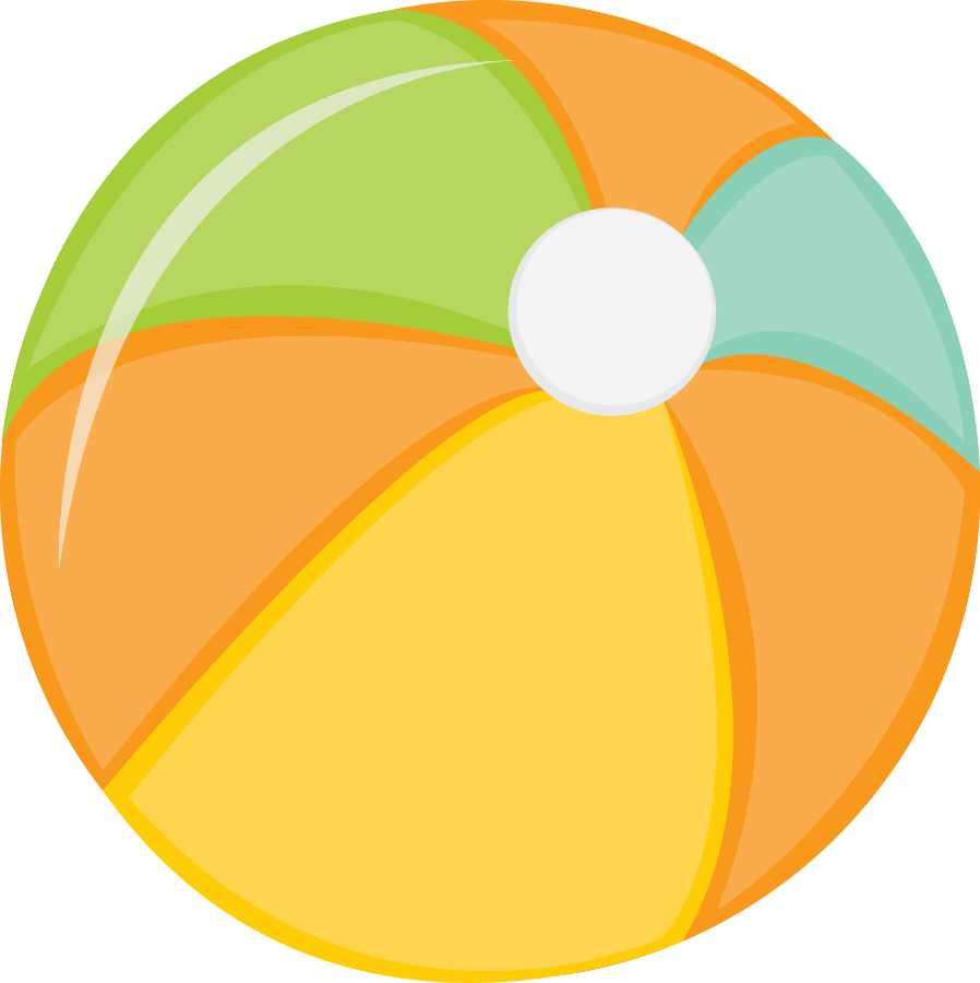 Praia E Piscina - Swimming Pool Ball Clip Art (898x900)