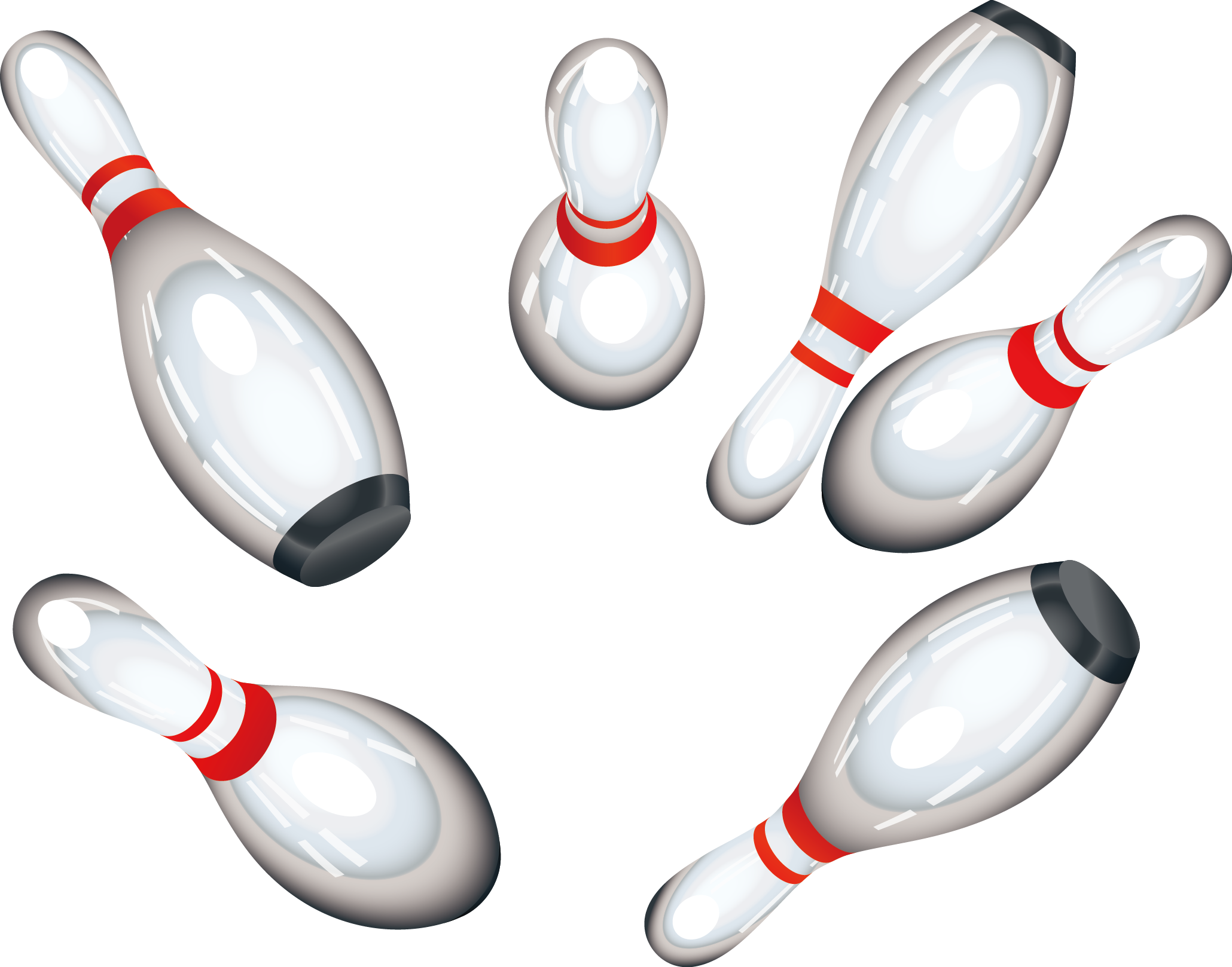 Bowling Pin Bowling Ball Clip Art - Bowling Pins Clipart (2060x1618)