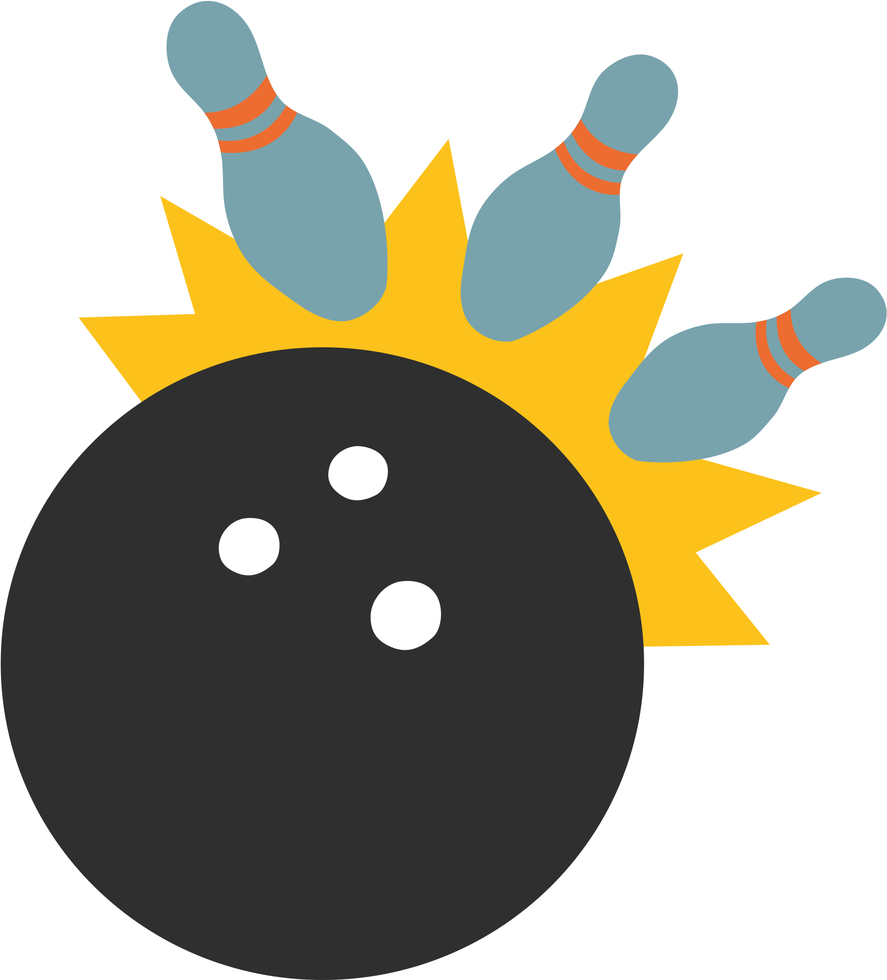 File - Emoji U1f3b3 - Svg - Bowling Emoji (2000x2000)