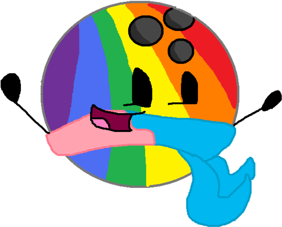 Rainbow Bowling Ball [new Oc] By Bonnielikestoast666 - Rainbow Bowling Ball [new Oc] By Bonnielikestoast666 (1024x619)