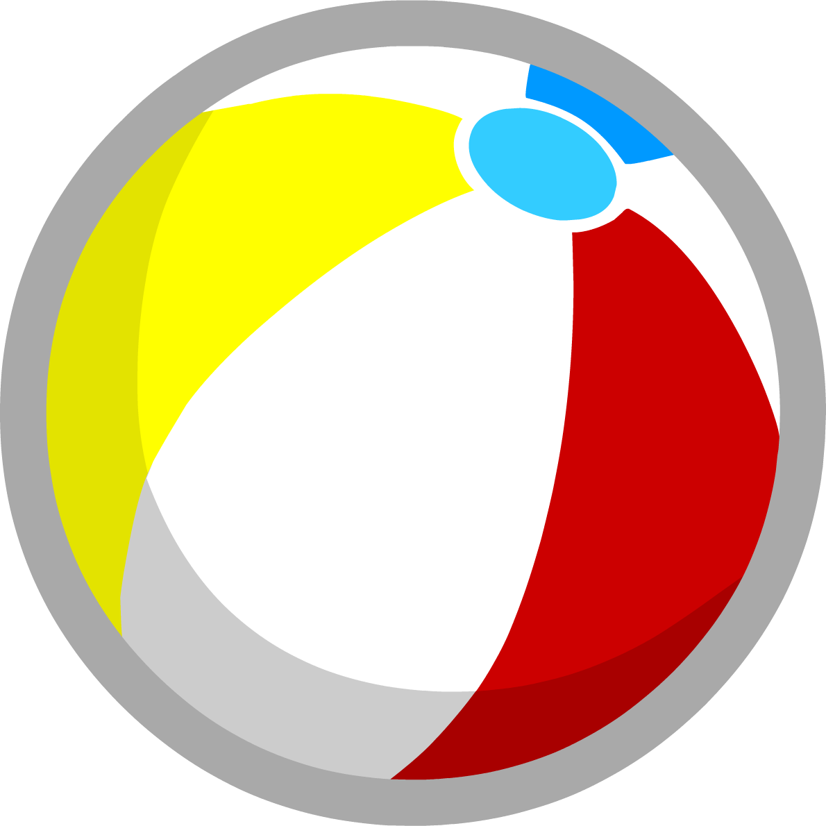 Beach Ball Pictures - Beach Ball Emoji Transparent (1190x1190)