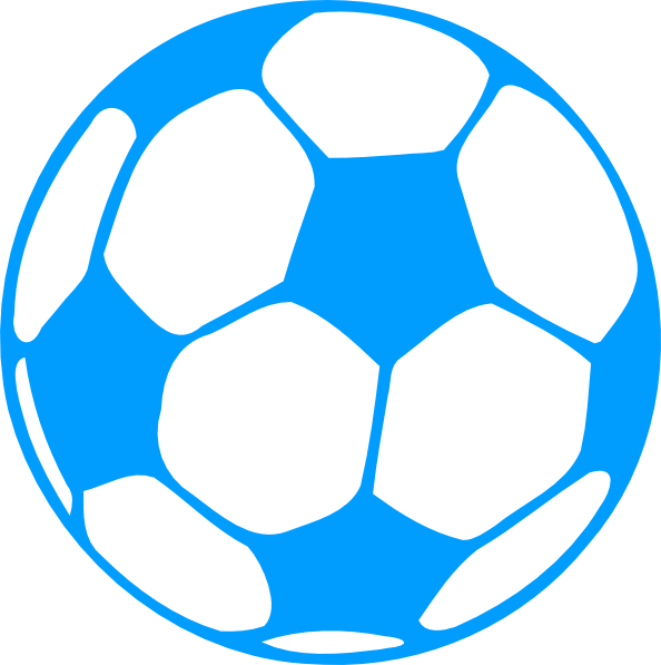 Soccer Ball Svg Clip Arts 594 X 597 Px - Teal Soccer Ball Clip Art (594x597)
