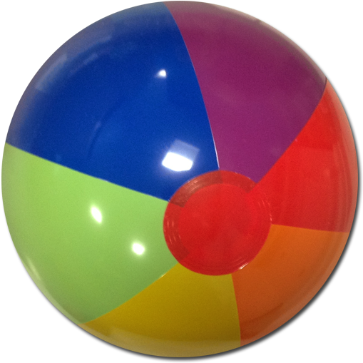 Largest Selection Of Beach Balls - Ball Beach Rainbow (525x525)