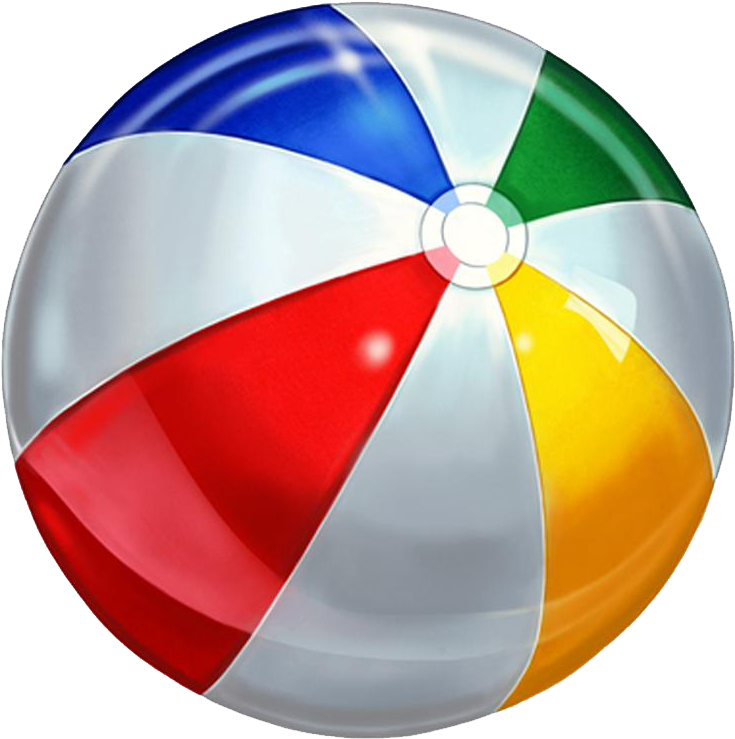 Beach Ball Clip Art - Swimming Pool Ball Png (800x800)