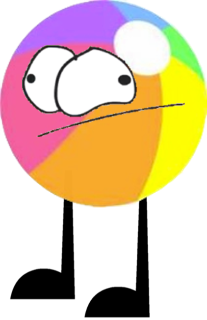 Pose-beachball - Beach Ball (422x651)