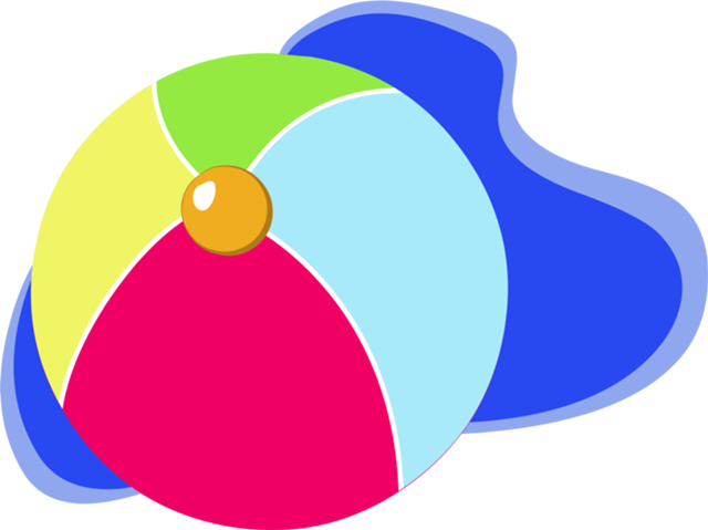 Beach Ball Cutie Mark By Sky-winds - Beach Ball Cutie Mark (640x479)