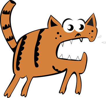 Vektor, Rote Katze, Hübsch, Tier - Cat Cute Vector (366x340)