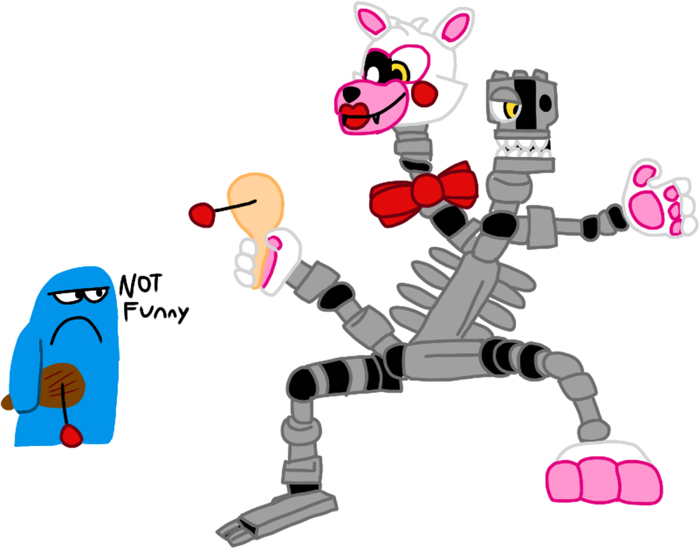 Mangle And It's Peddle Ball By Mrtheamazingdude - Cartoon (1000x784)