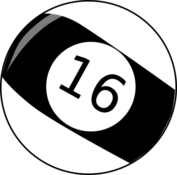 Billiard Ball Clip Art (600x592)