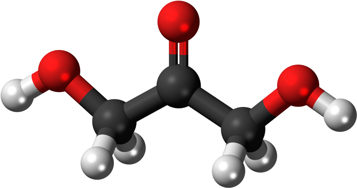 Dihydroxyacetone Molecule (1200x662)