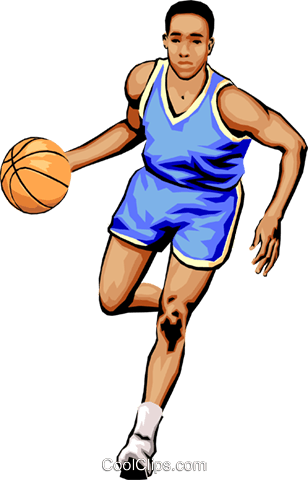 Fresh Basketball Player Clipart Basketball Player Dribbling - Basketball Player Dribbling Clipart (308x480)