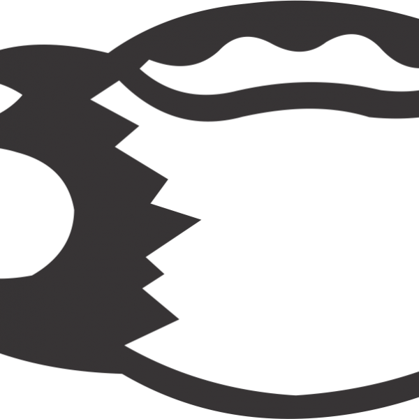 Football Flame - Football (600x600)