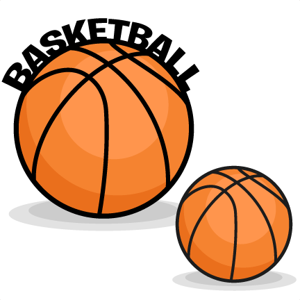 Basketball Set Svg Scrapbook Cut File Cute Clipart - Basketball Clipart Cute (432x432)
