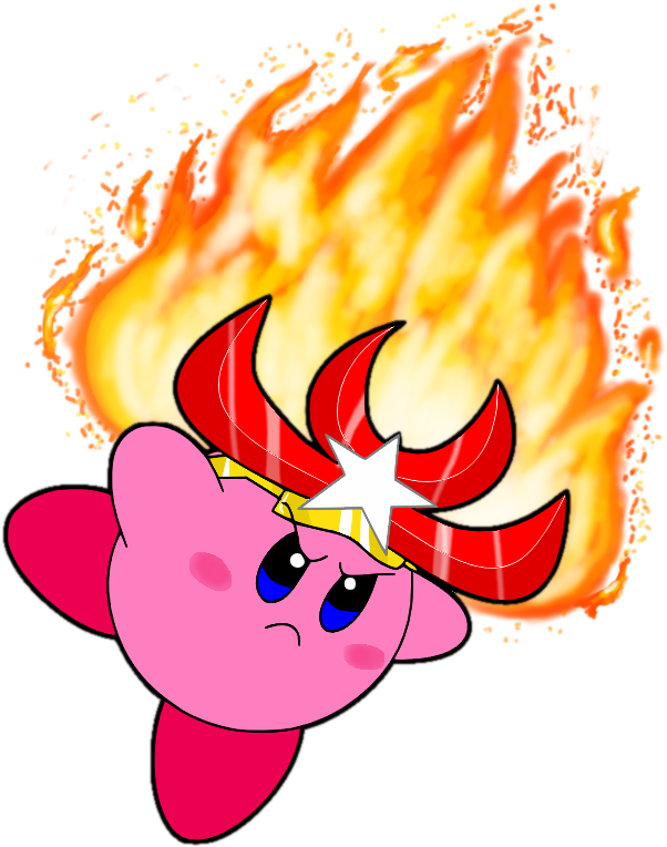 Yoshiman1118 299 48 Monster Flame Kirby By Yoshiman1118 - Drawing (622x796)