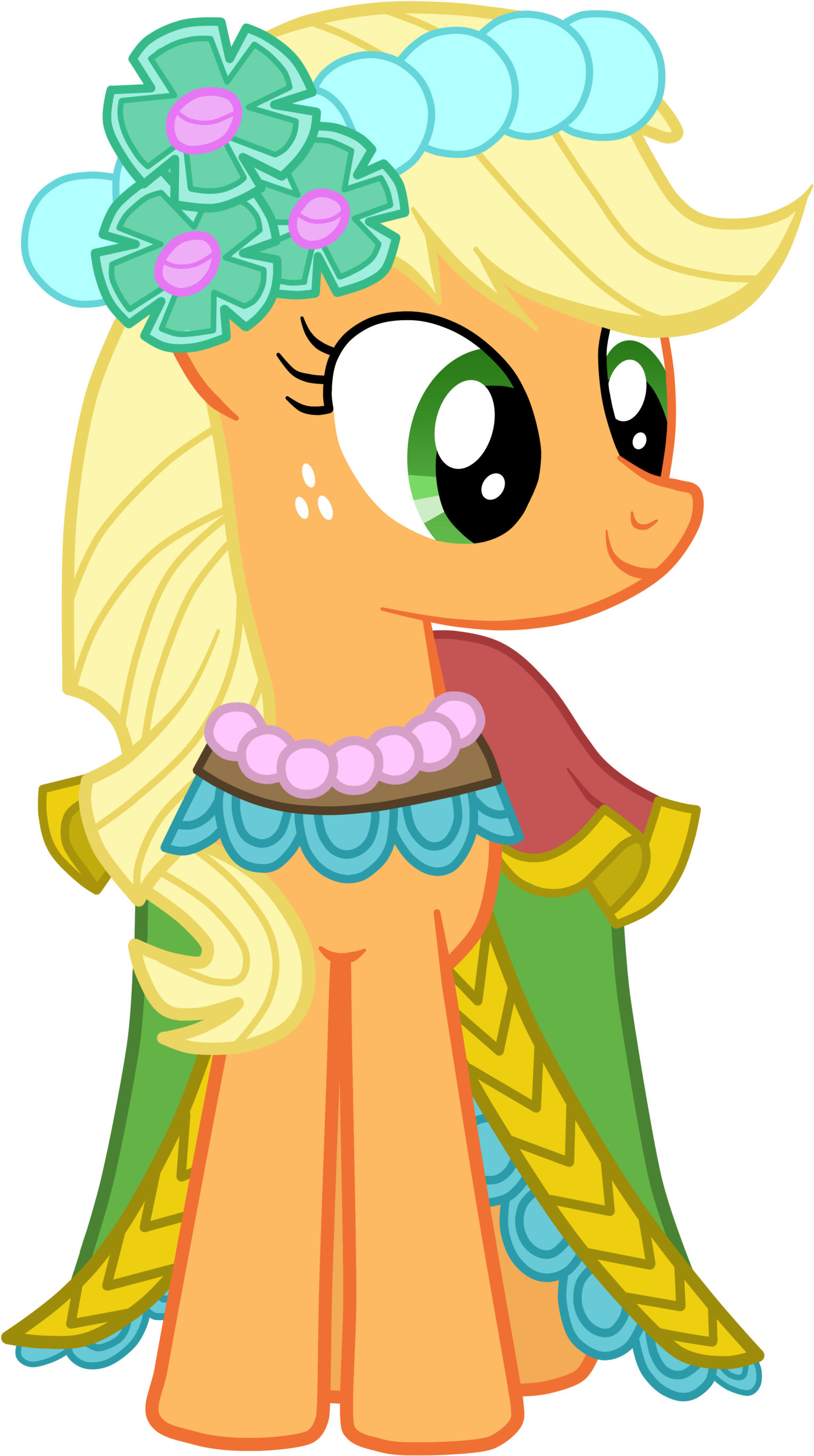 My Little Pony Clipart Castle - My Little Pony Applejack (1600x2784)