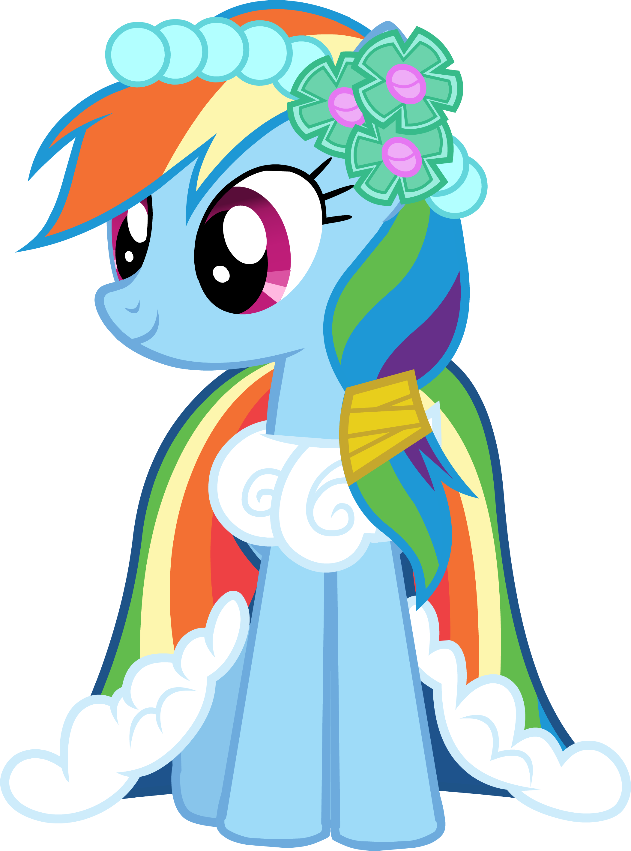 Canterlot Castle Rainbow Dash 6 - Regenbogen-schlag Todler T-stück Kleinkind T-shirt (2104x2838)