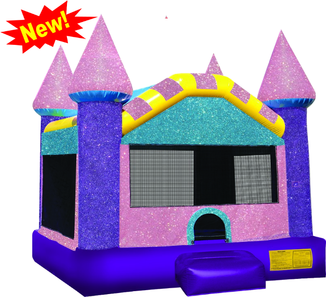 Dazzling Castle Xl 15×15 Bounce House - Side Table Pair 2 X Wood Accent End Tables Living Room (1000x733)