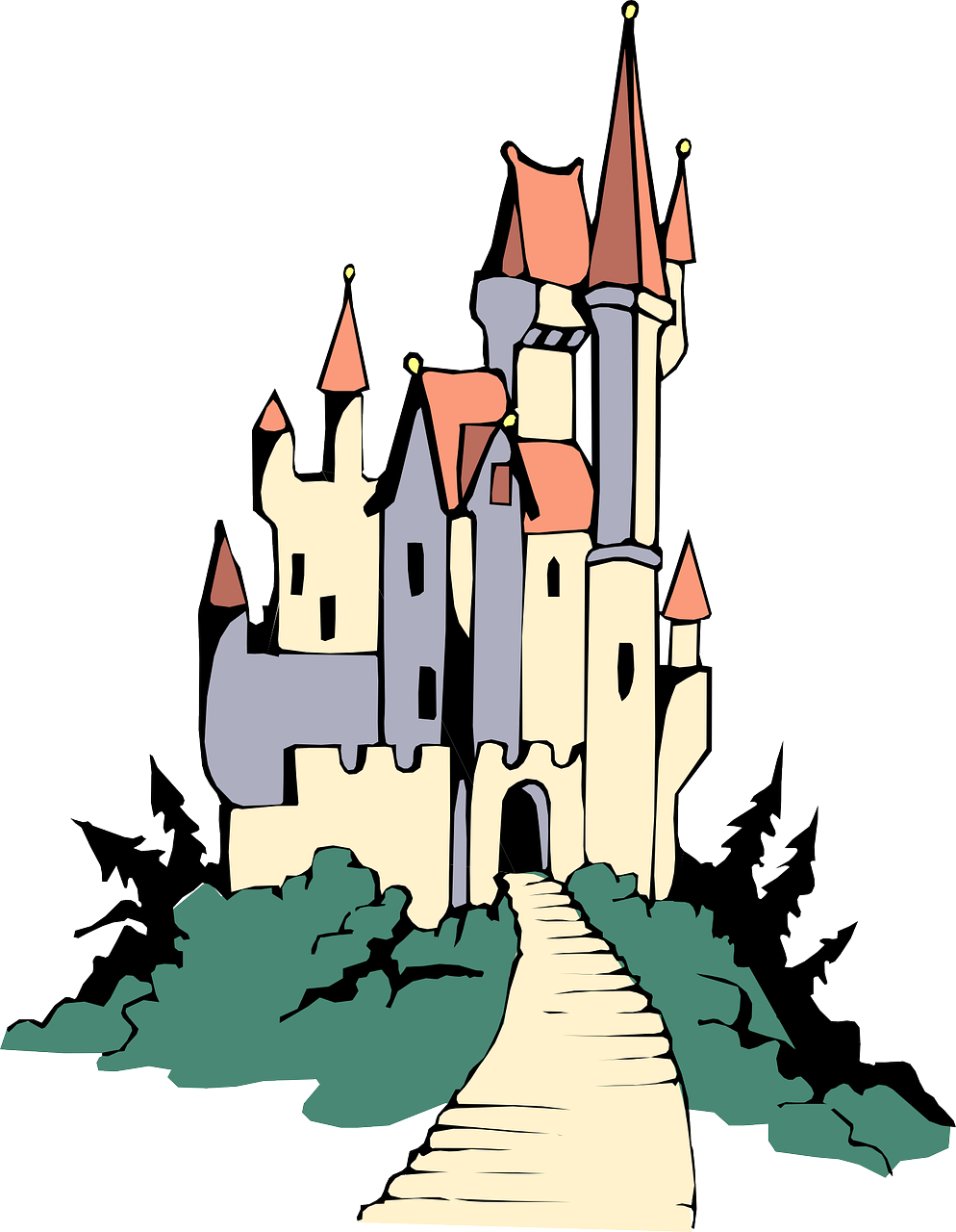 Cartoon Castles (994x1280)