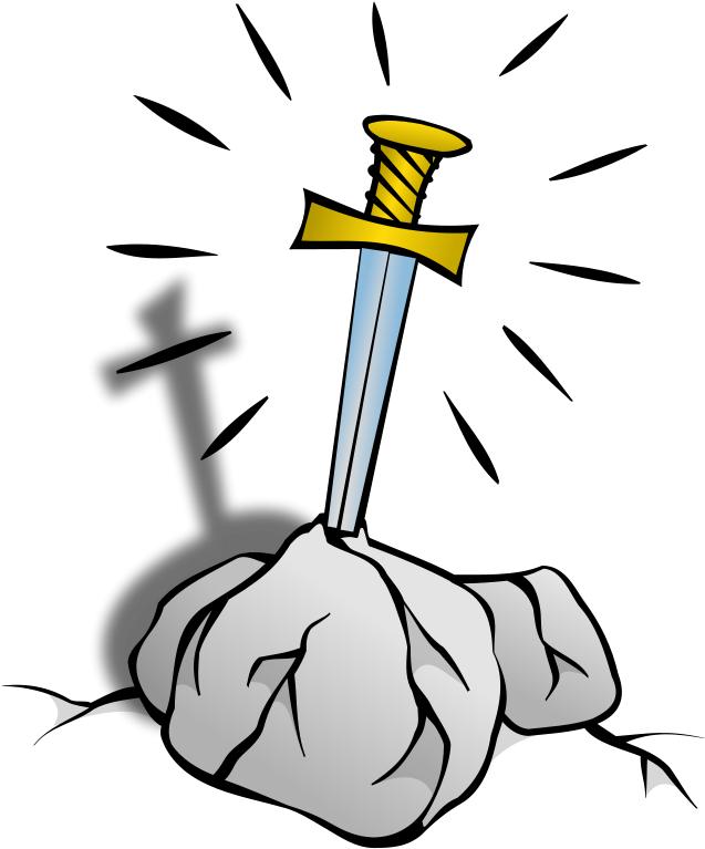 Fairy Tale Clip Art Download - Sword In The Stone Mug (800x800)