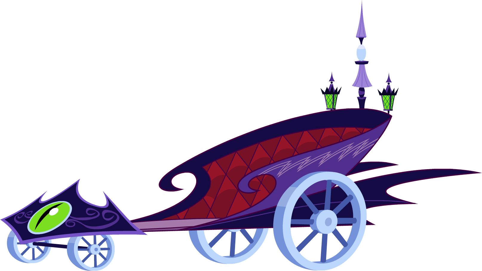 Canterlot Castle Chariot - Princess Luna (1639x947)