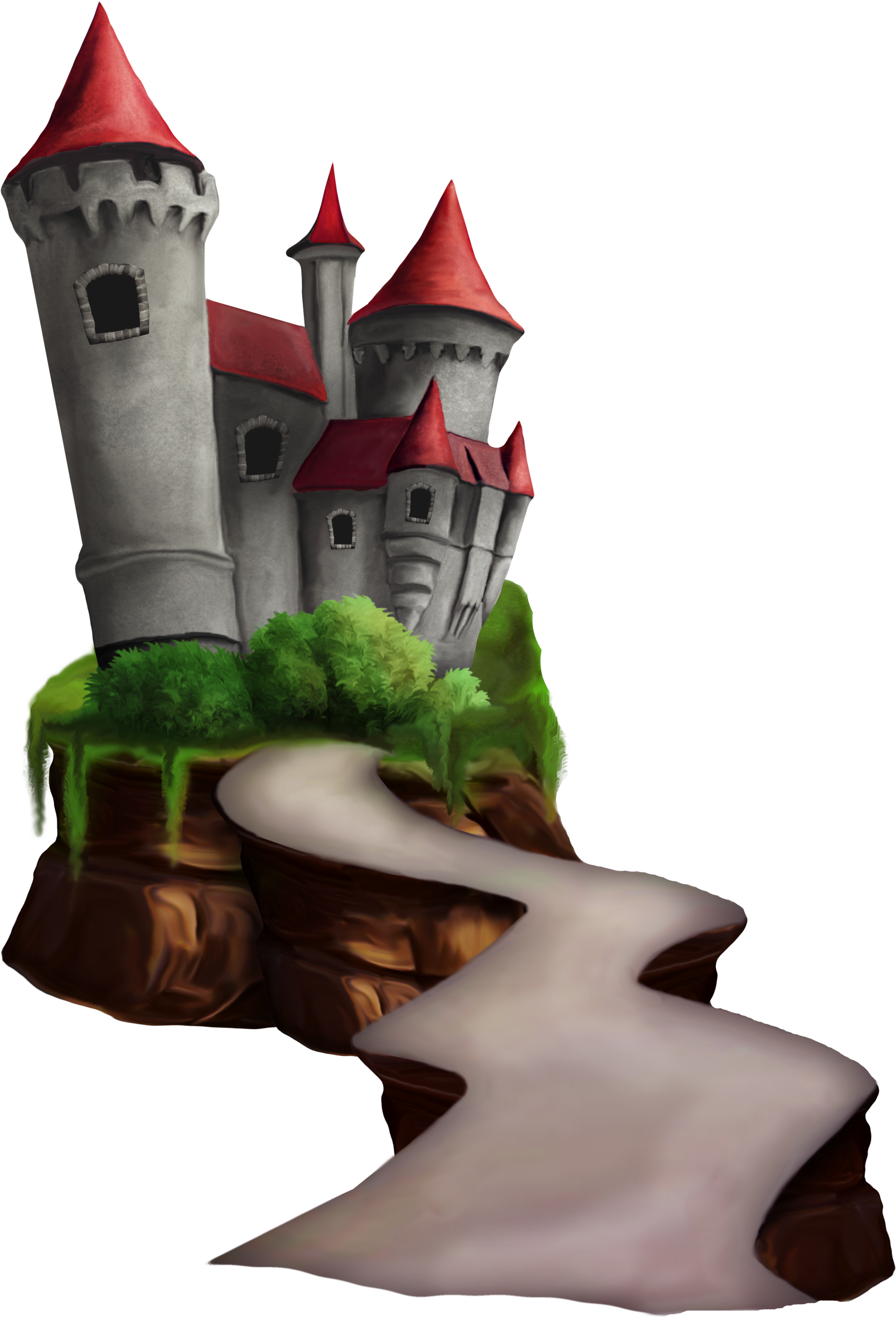 Transparent Castle Way Castle Png Picture - Png Castles (2107x3074)