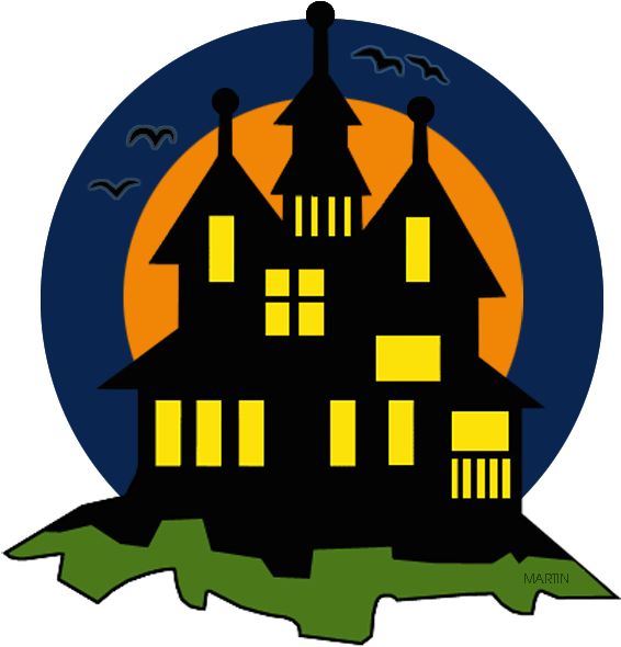 Haunted House Clipart Transparent - Amigos De Jesus Luz Versus Oscuridad Engaño (613x648)