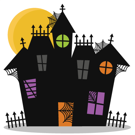 Haunted House Clipart Cute - Haunted House Clipart Cute (432x432)
