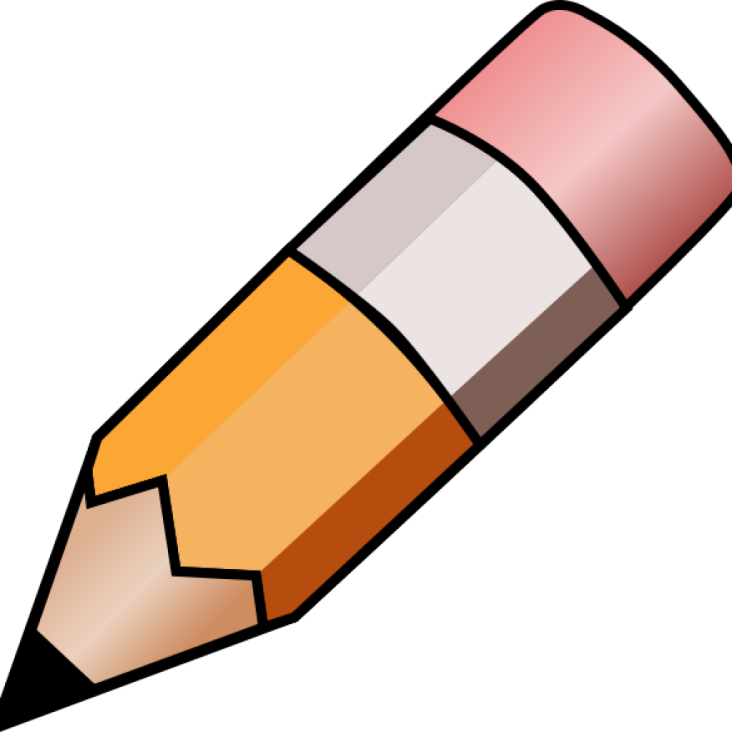 Pencil Clipart Free Pencil Clip Art Black And White - Pencil Clipart (1024x1024)