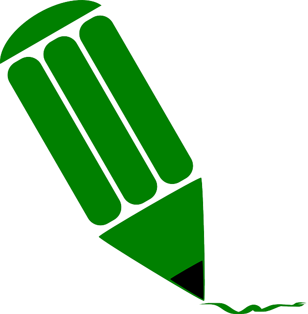 Free - Green Pen Clipart (628x640)