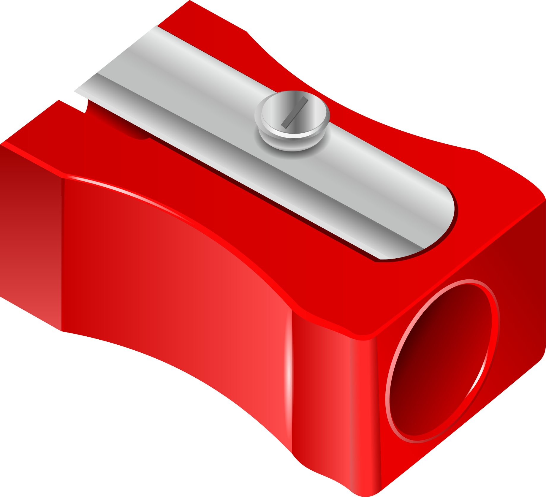 Vector Pencil Sharpener - Sharpener Red Png (1839x1674)