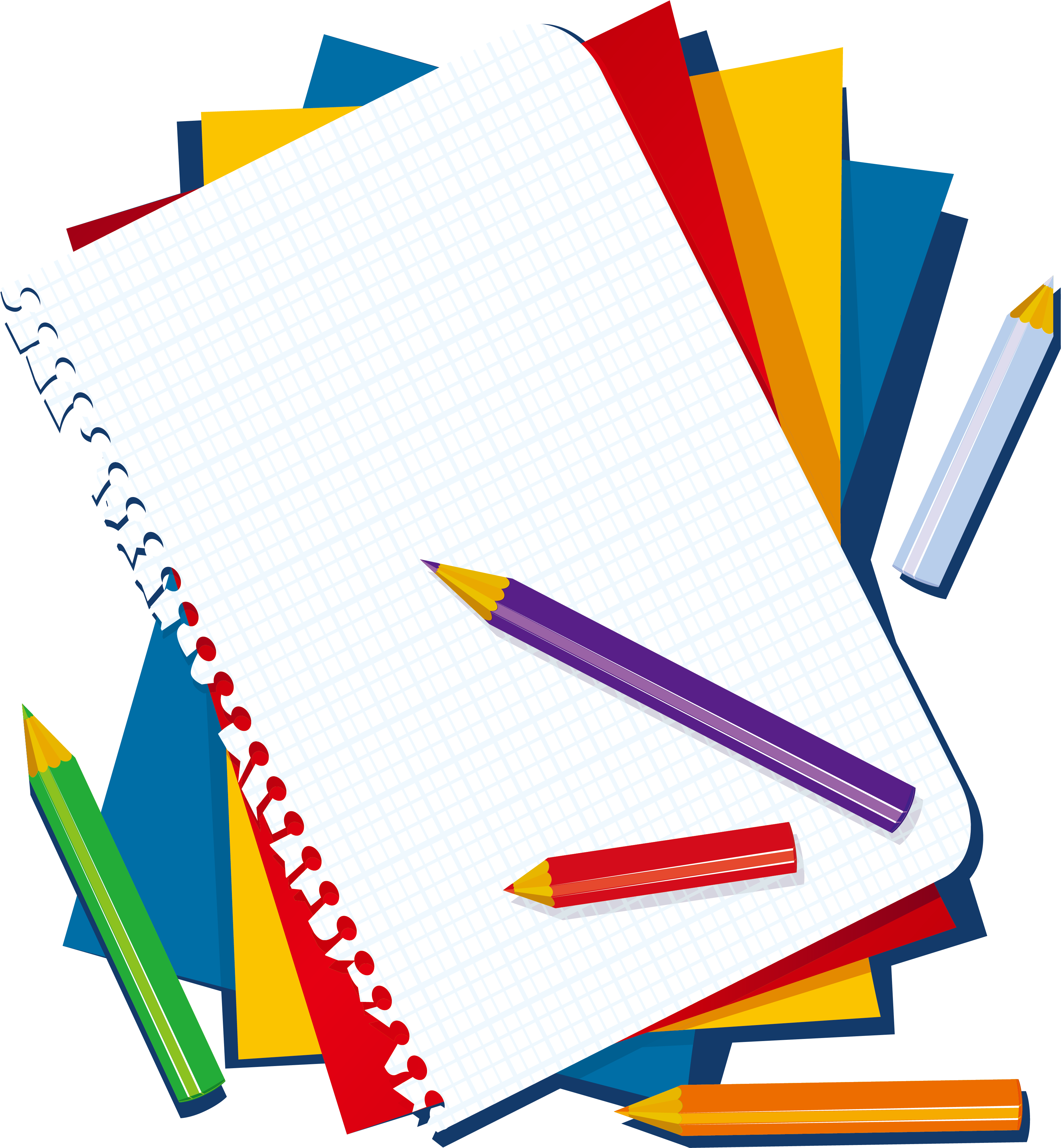 Colored Pencil Book Clip Art - Scribble, Scribble And Doodle! Fun Handwriting & (4134x4134)