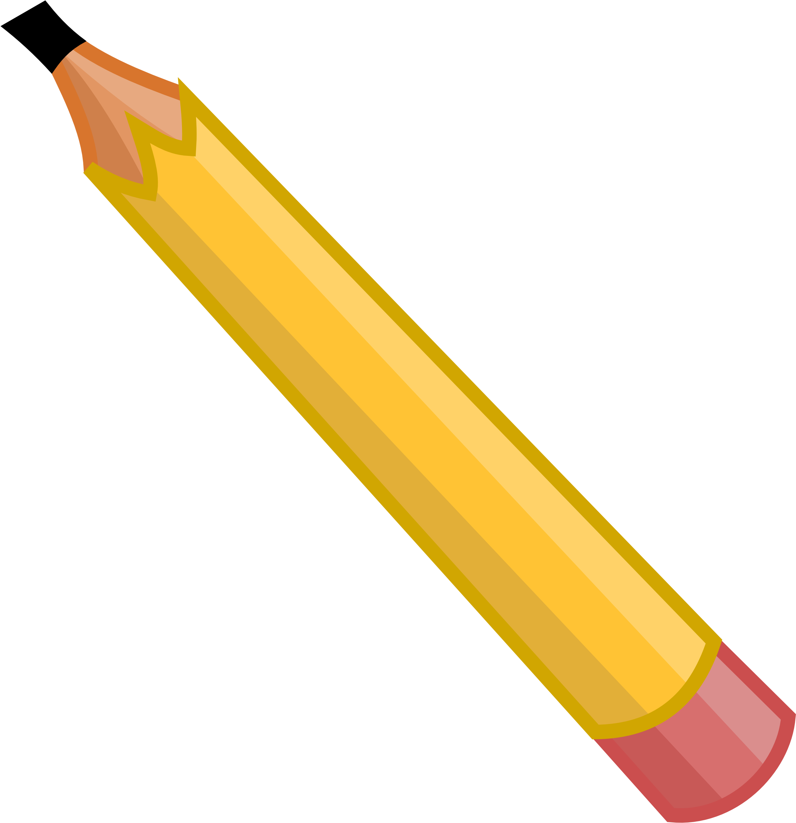 Pencil By Misteraibo On Clipart Library - Pencil Clipart No Background (3000x3000)