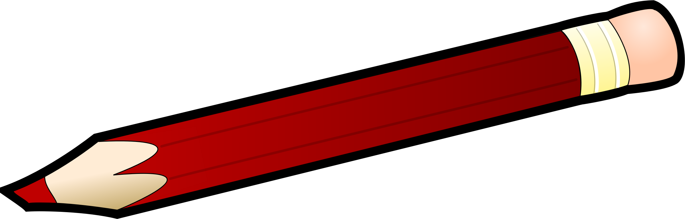 Big Image - Red Pencil Transparent (2400x767)